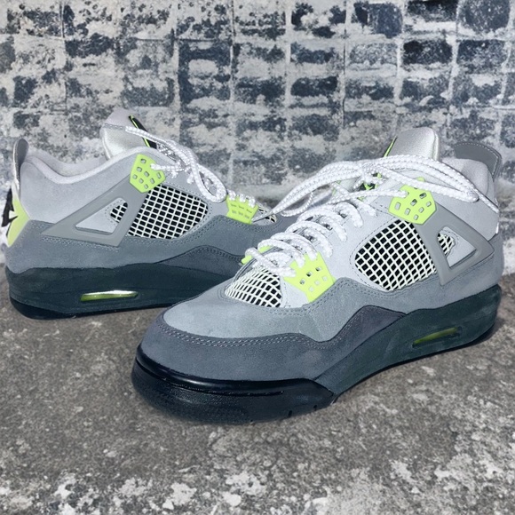retro 4 cool grey volt